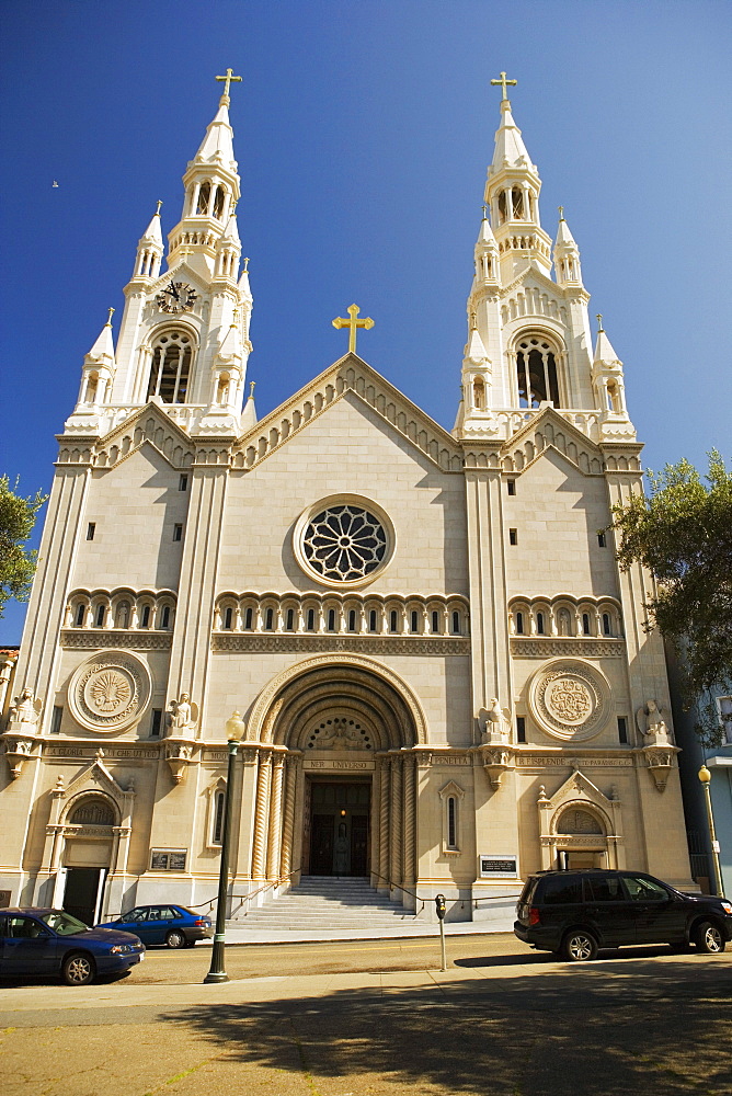 Facade of a church, San Francisco, California, USA