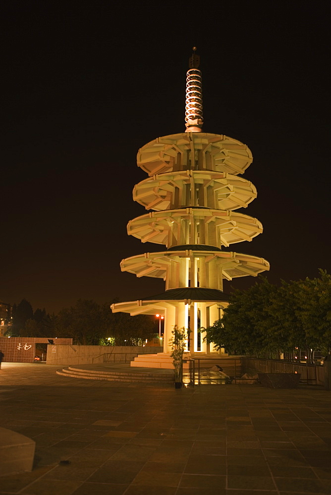Low angle view of tower, California, USA