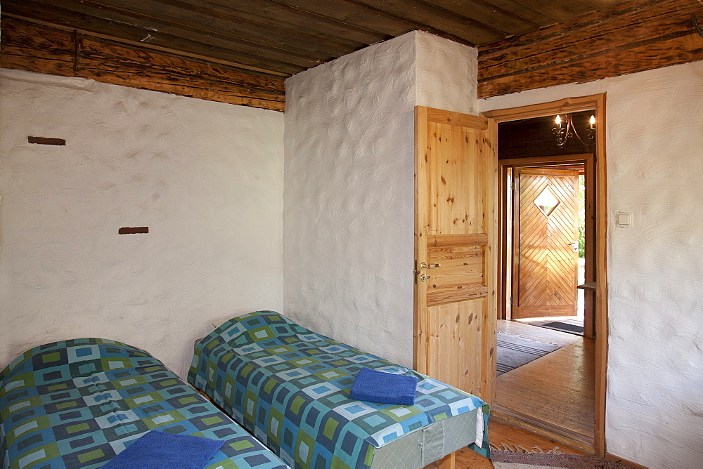 Beds in a Small Resort Bedroom, Estonia