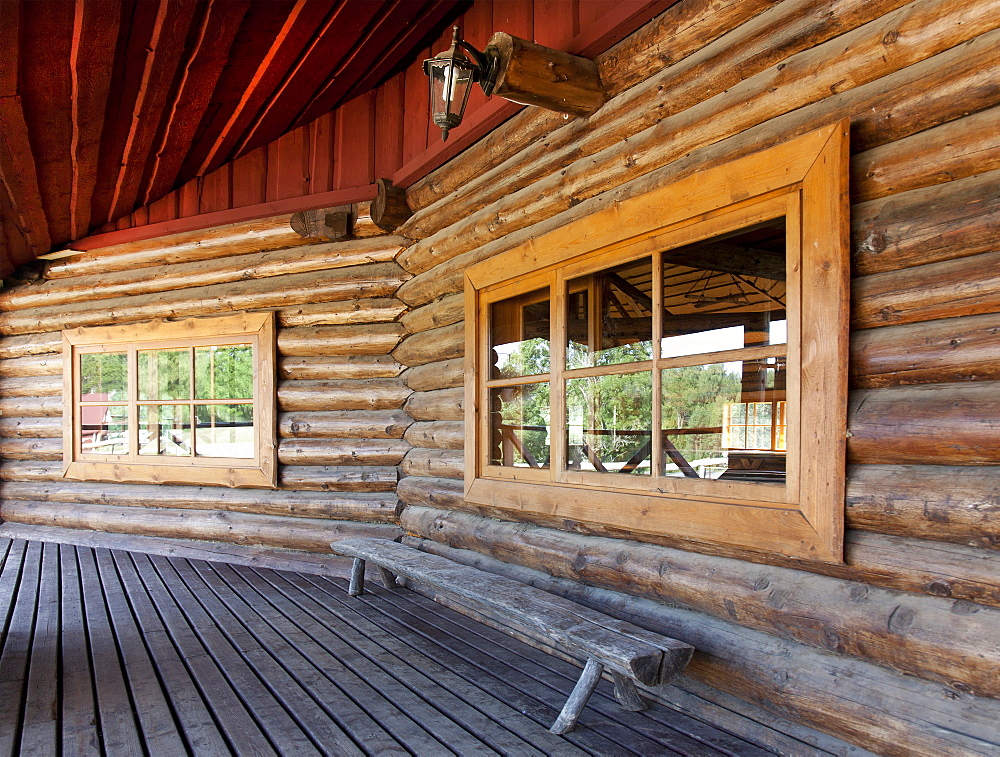 Wooden Porch at a Resort, Estonia