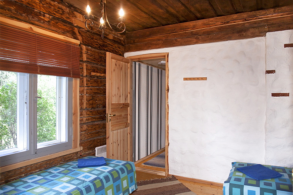 Beds in a Small Resort Bedroom, Estonia