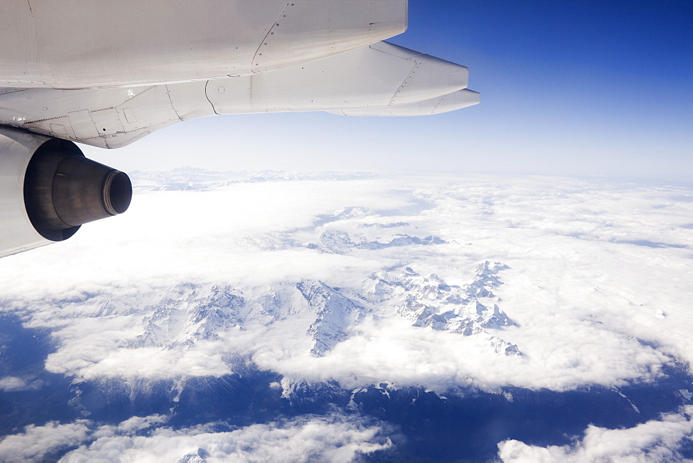 Aerial View of the Alps, Italy