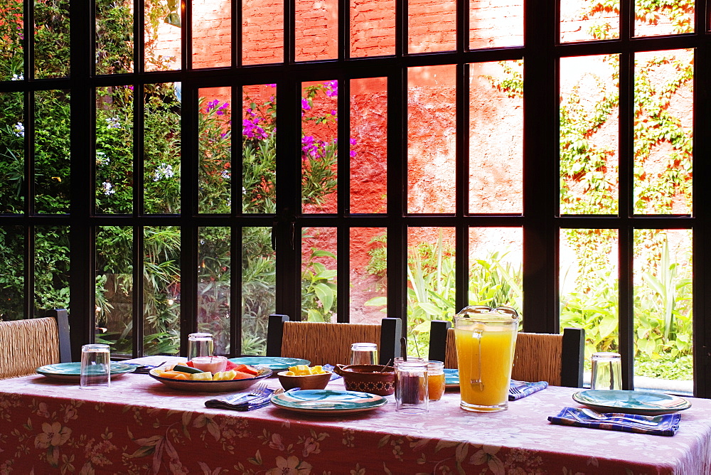 Breakfast Table, San Miguel de Allende, Guanajuato, Mexico