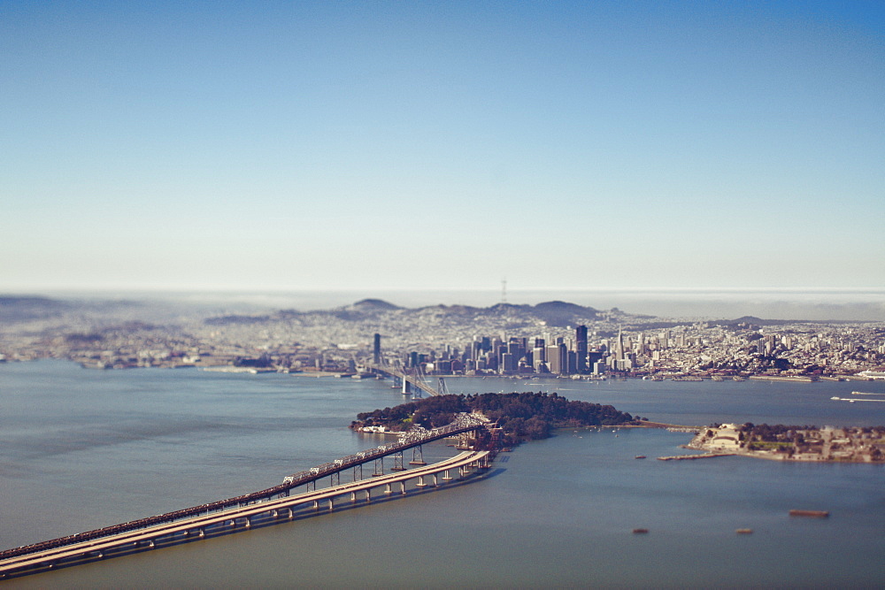 Aerial View of San Francisco Bay, San Francisco, California, United States of America