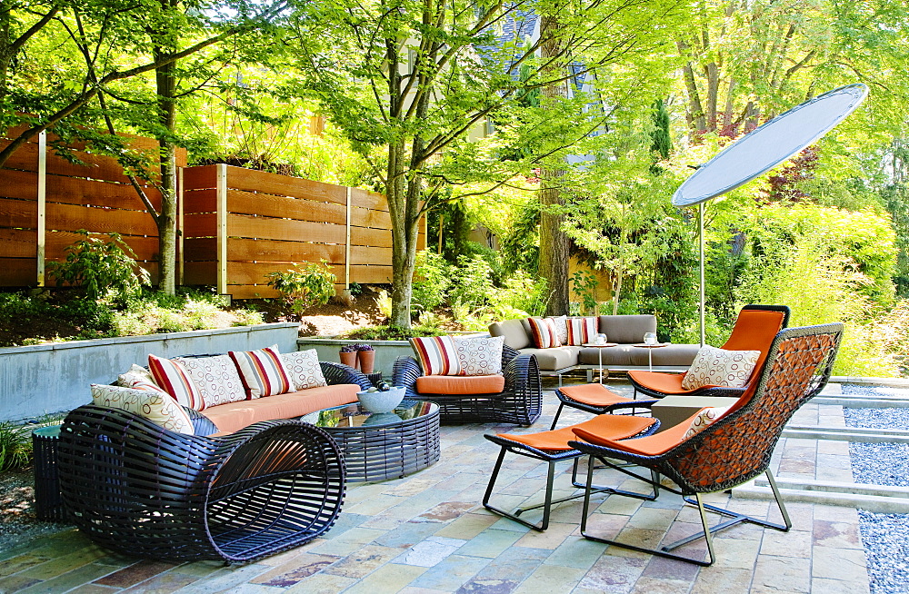 Patio living room, Seattle, Washington, United States of America