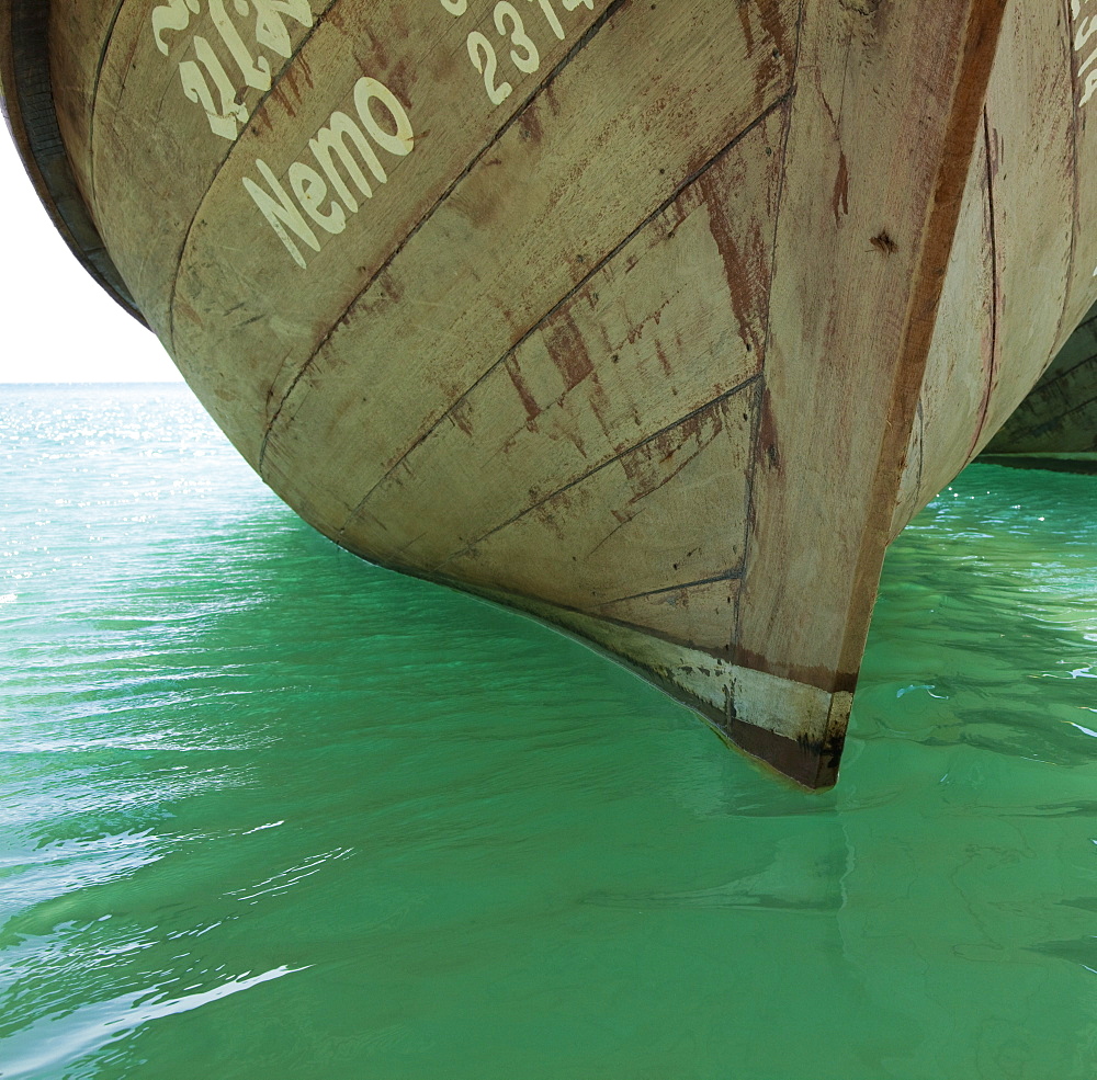 Boat Anchored in Water, Phra Nang Beach, Thailand