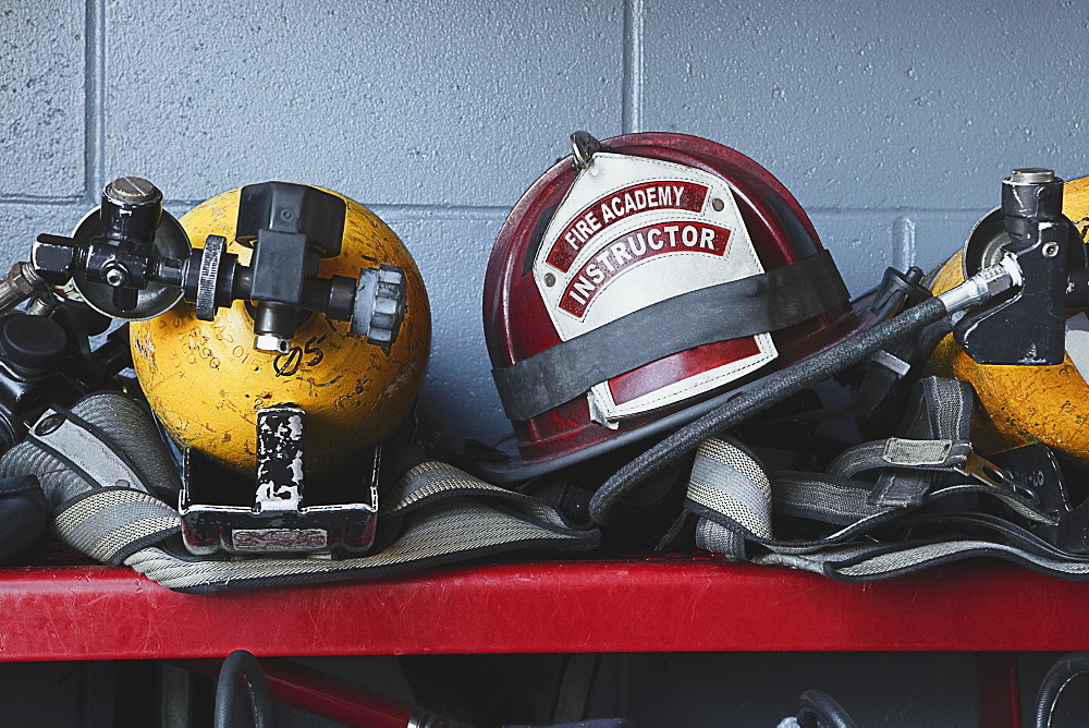 Fireman Helmets and Gear, Bradenton, Florida, United States of America