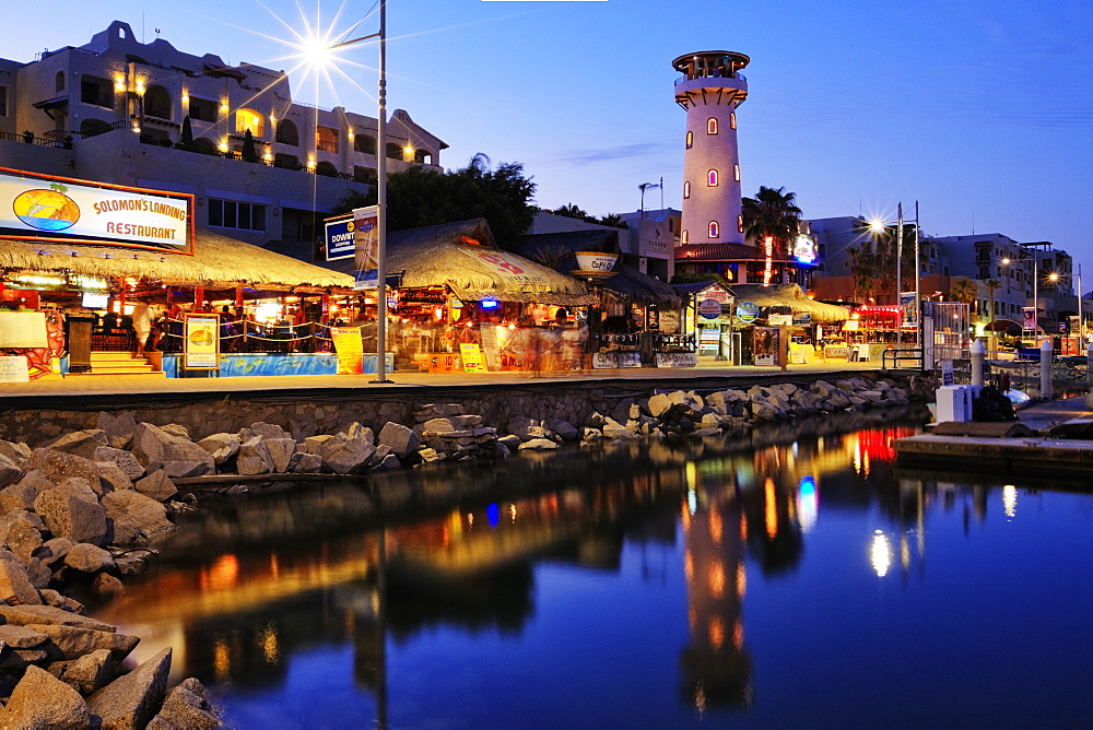 Waterfront Town, Baja California, Mexico