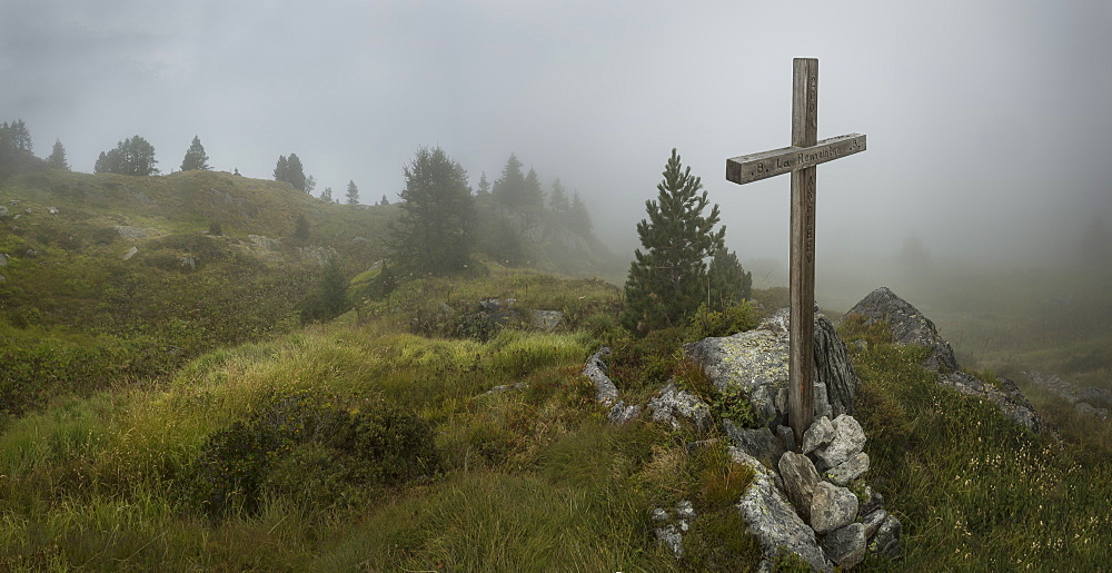 Cross, Mt. Blanc, Switzerland, Mount Blanc, Switzerland