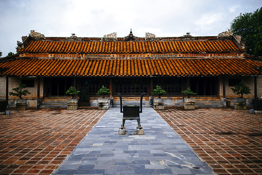 Tu Duc's tomb, also known as the Summer Palace, in Hue, Vietnam