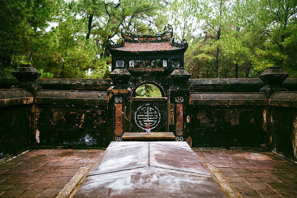 Tu Duc's tomb, also known as the Summer Palace, in Hue, Vietnam