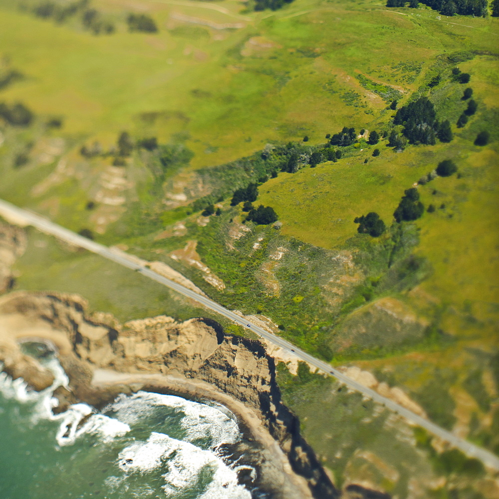 Coastal Hills and Cliffs, San Mateo, California, United States of America