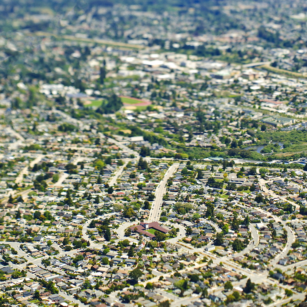 Church in the Center of a Neighborhood, Santa Cruz, California, United States of America