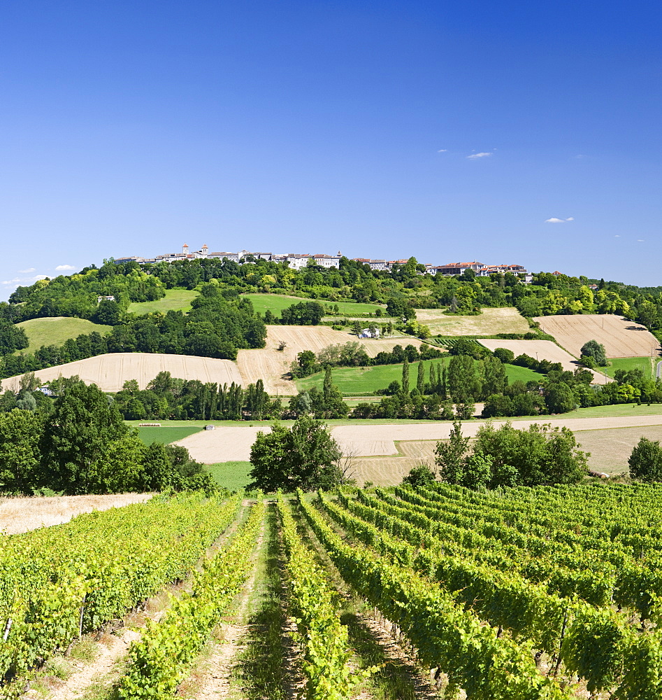 Rural Landscape, Lauzerte, Tarn et Garonne, Southern France, Europe