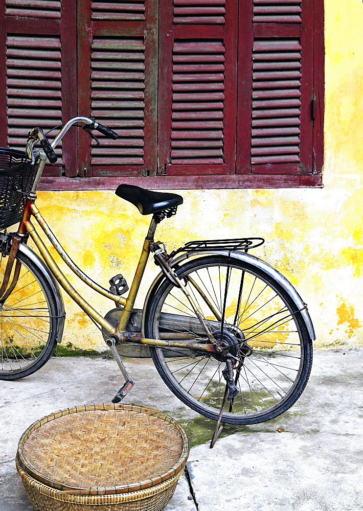 Bicycle Outside an Old Home, Hoi An, Quang Nam, Vietnam