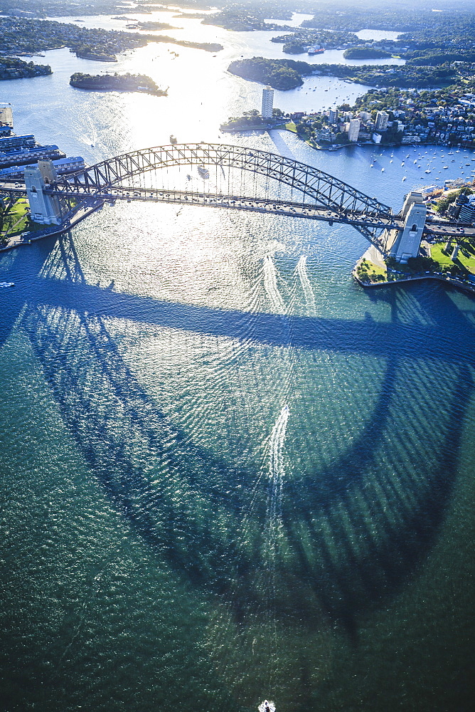 Aerial view of Sydney cityscape, Sydney, New South Wales, Australia