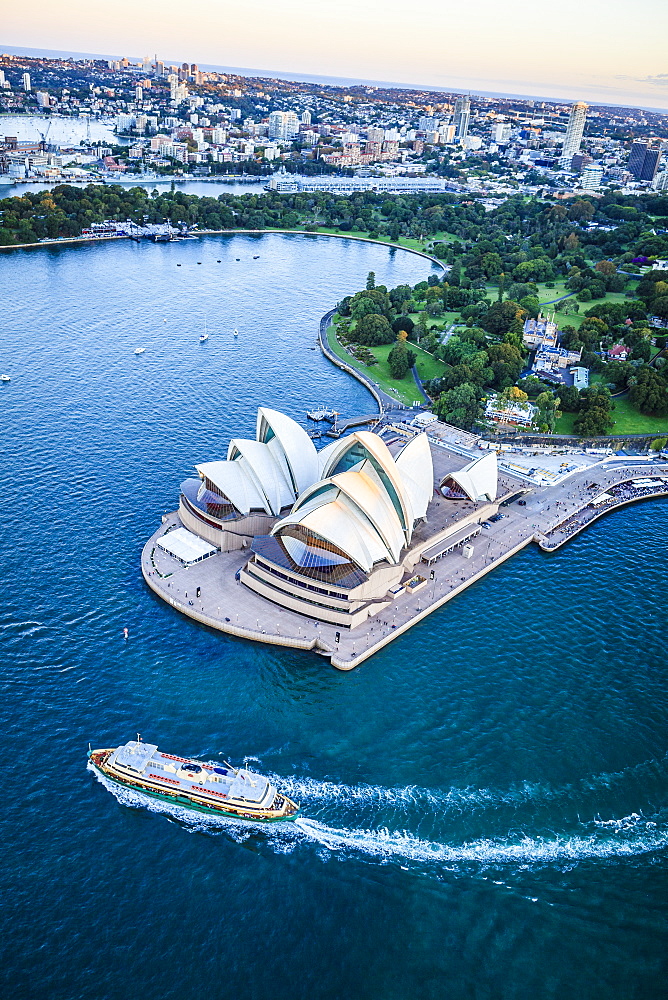 Aerial view of Sydney cityscape, Sydney, New South Wales, Australia