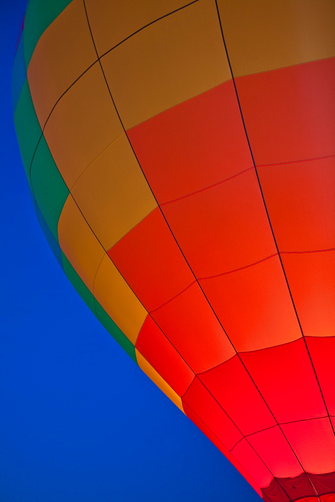 Hot Air Balloon Lit Up at Night, Tigard, Oregon, United States