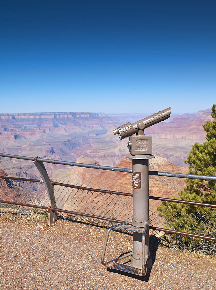 Viewing point over grand canyon