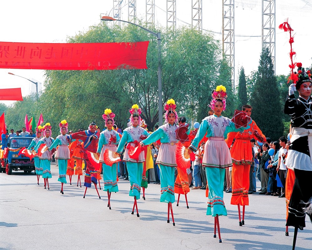 A flower parade