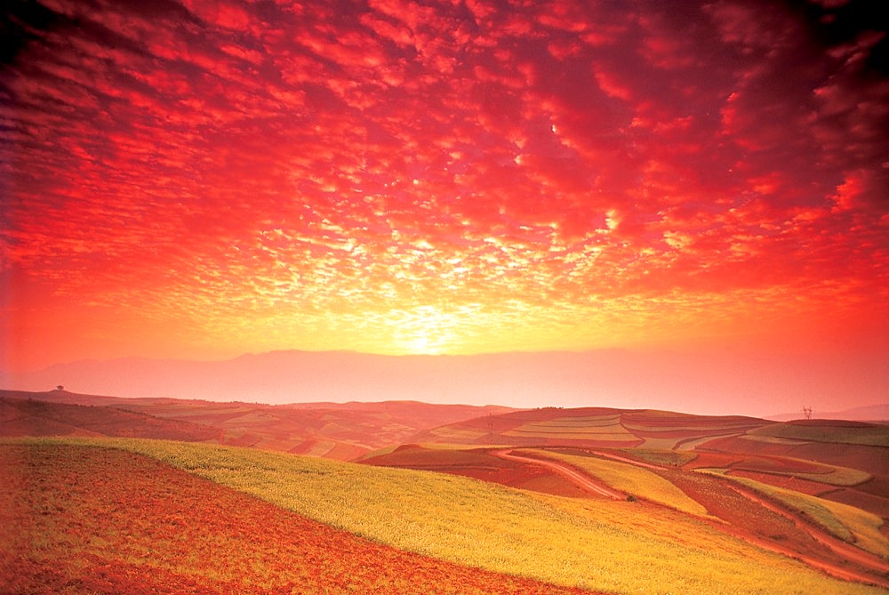 The laterite fields in Dongchuan, Yunnan