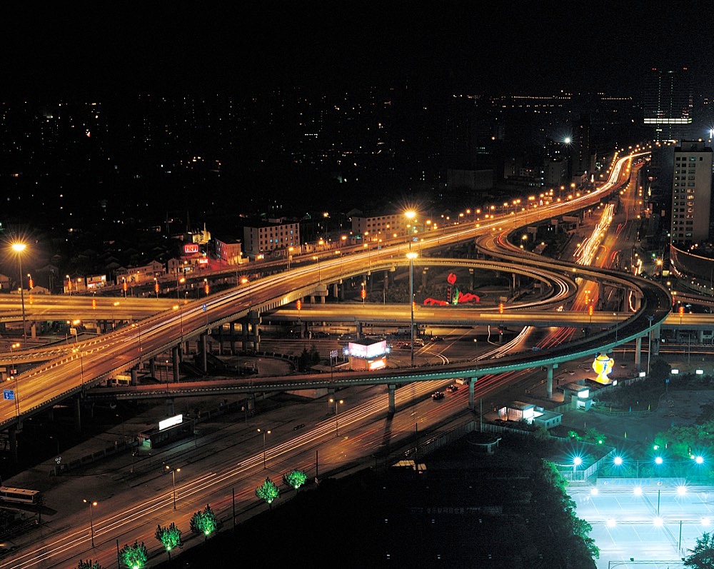 Overpass in Xuhui District, Shanghai