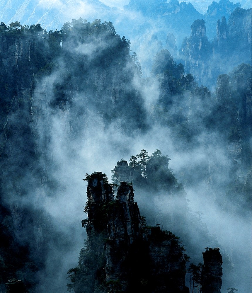 Mt.Tianzi in Zhangjiajie, Hunan