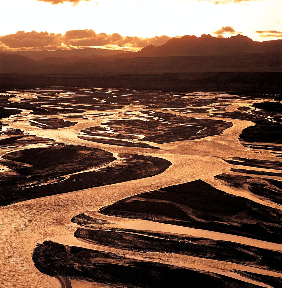 Xiangquan River in Zanda, Tibet