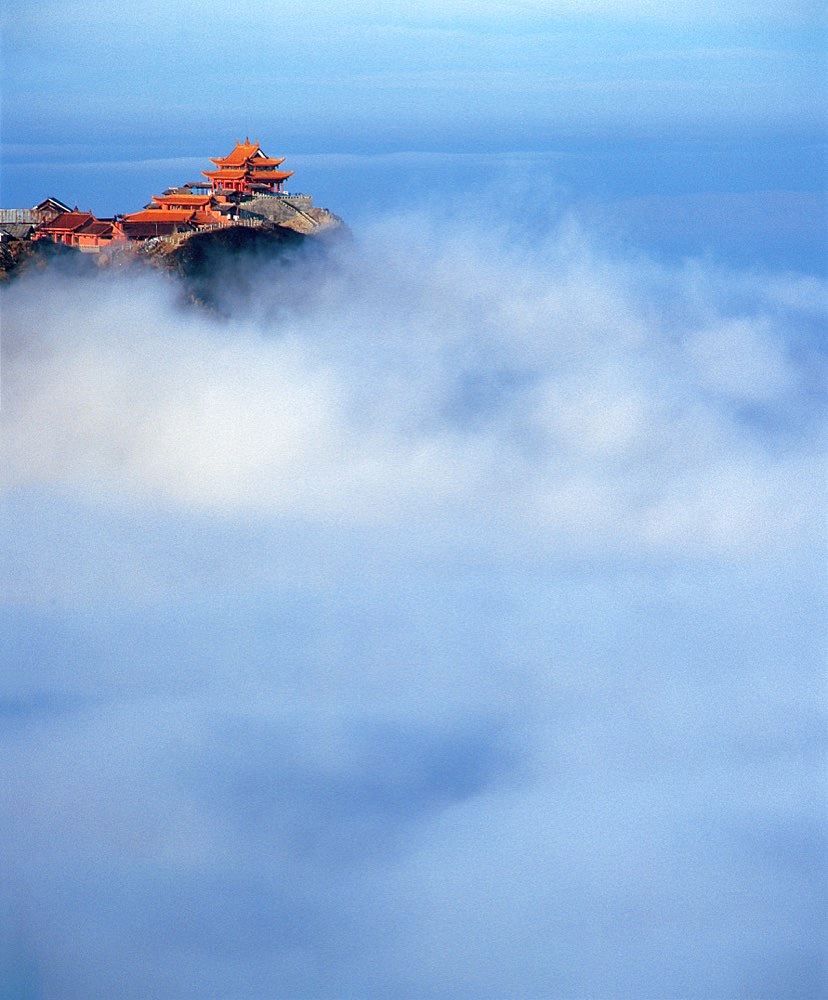 The Gold Peak in Mt.Emei, Sichuan