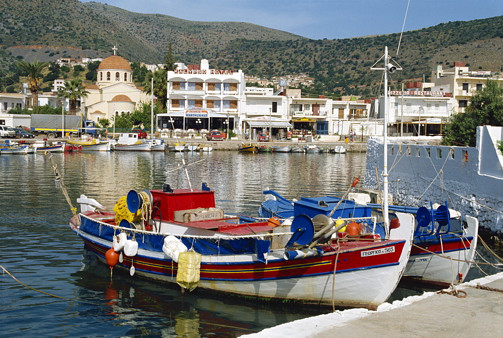 Elounda near Agios Nikolas, Crete, Greek Islands, Greece, Europe