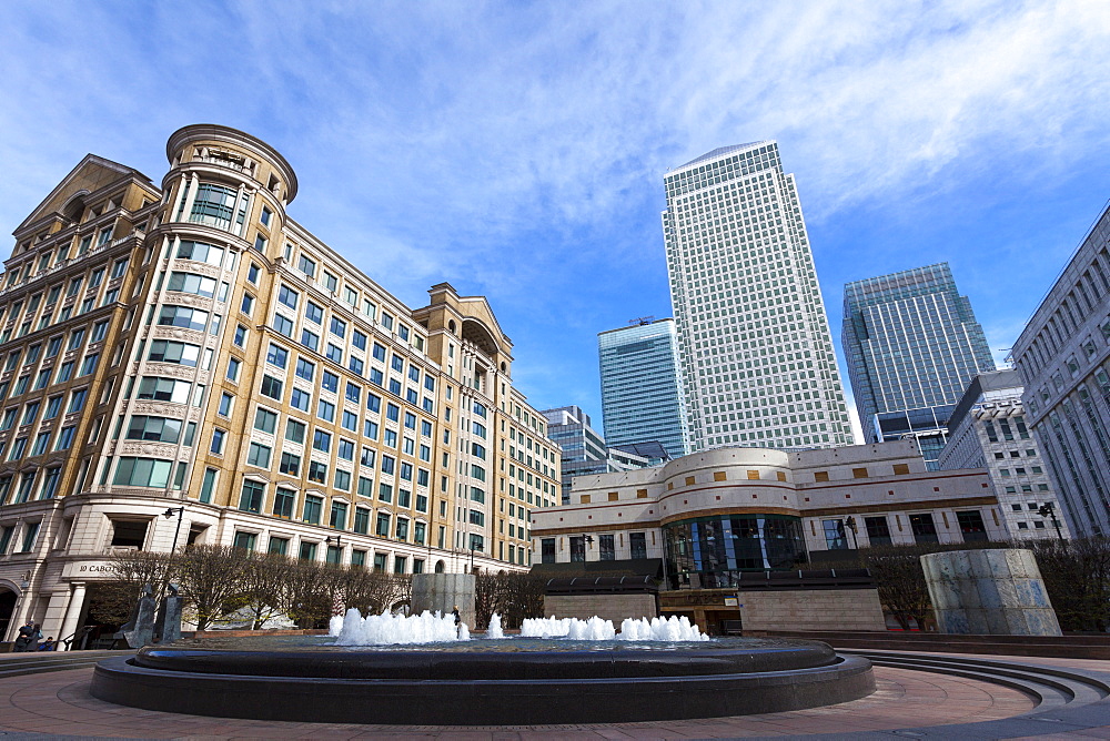 Cabot Square, Canary Wharf, Docklands, London, England, United Kingdom, Europe 