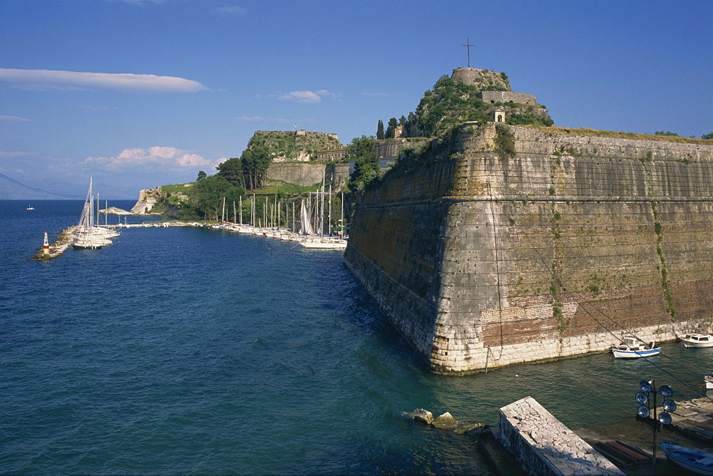 Old fort, Corfu, Ionian Islands, Greek Islands, Greece, Europe