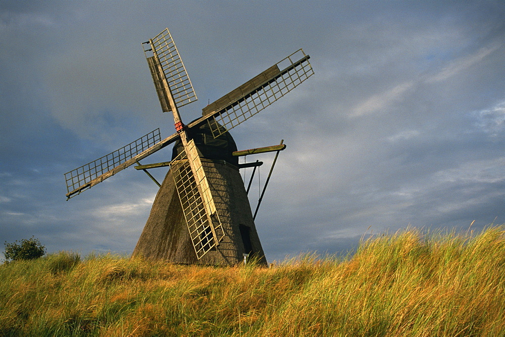 Windmill at Open Air Museum, Skagen, North Jutland, Denmark, Scandinavia, Europe