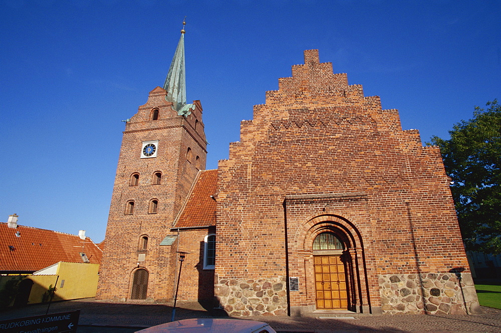 The post Reformation church, Rudkobing, Langeland, Denmark, Scandinavia, Europe