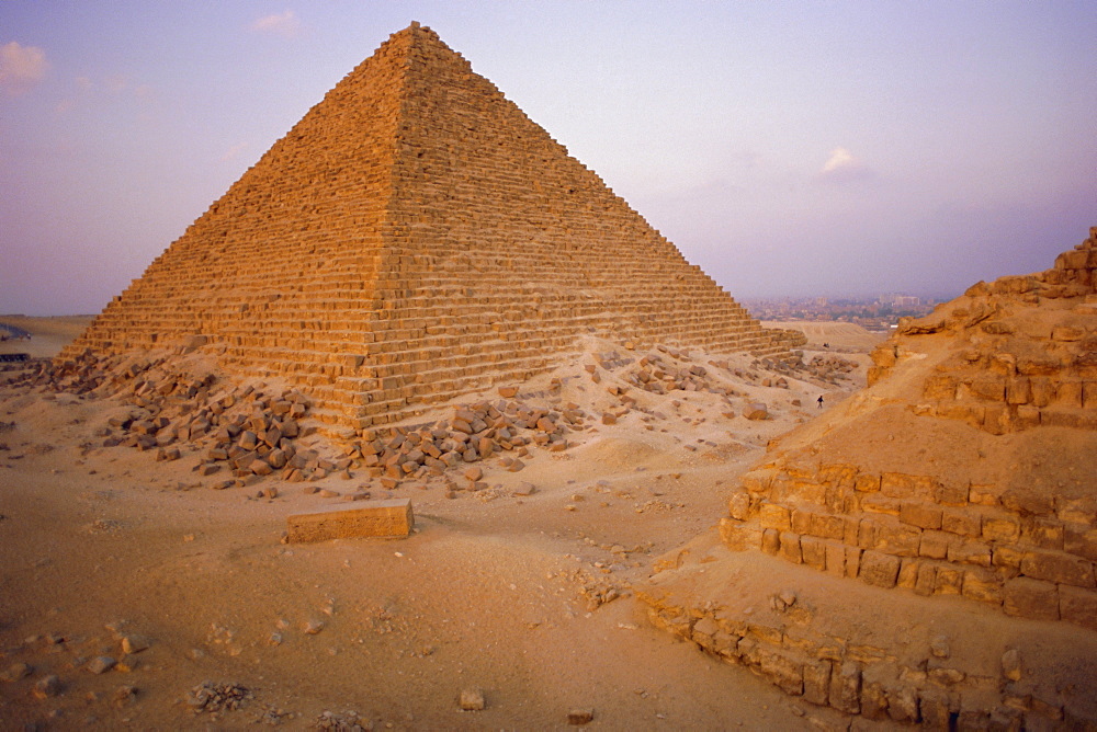 Pyramid of Micerinus, Giza, Egypt, North Africa