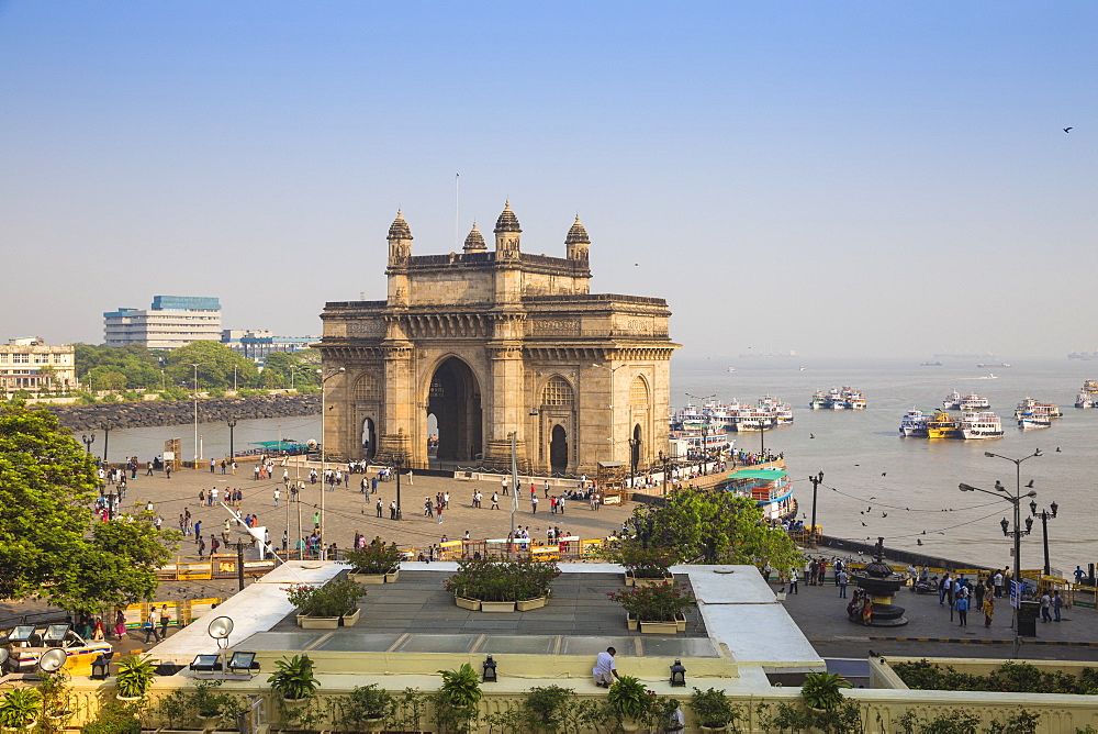 View of Gateway of India, Mumbai, Maharashtra, India, Asia