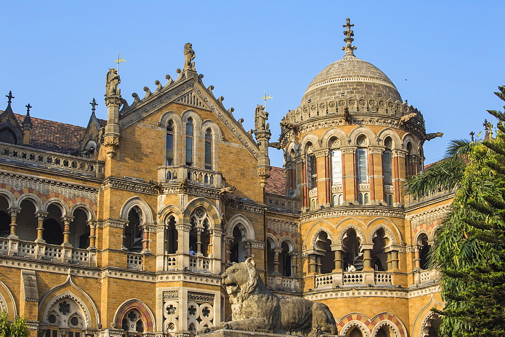 Chhatrapati Shivaji Terminus, UNESCO World Heritage Site, Mumbai, Maharashtra, India, Asia