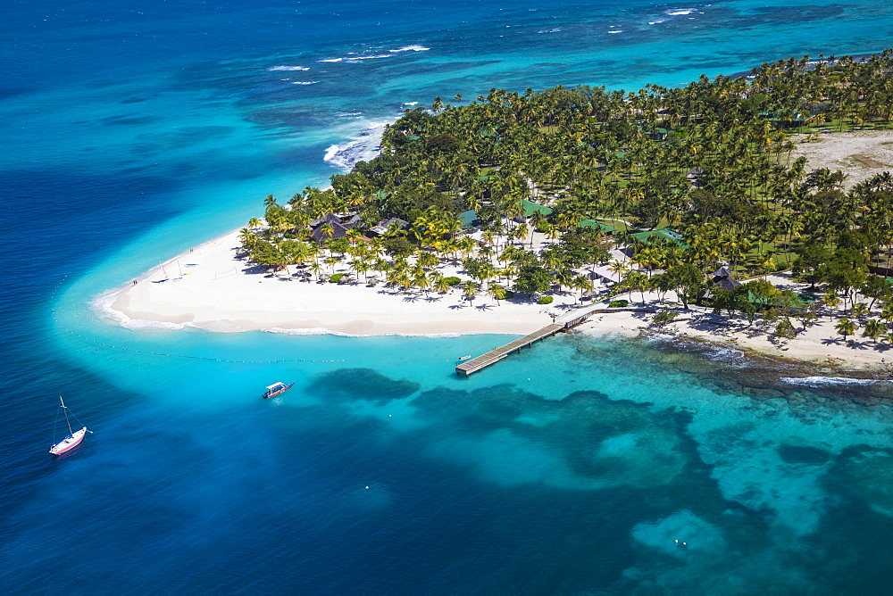 View of Palm Island, The Grenadines, St. Vincent and The Grenadines, West Indies, Caribbean, Central America