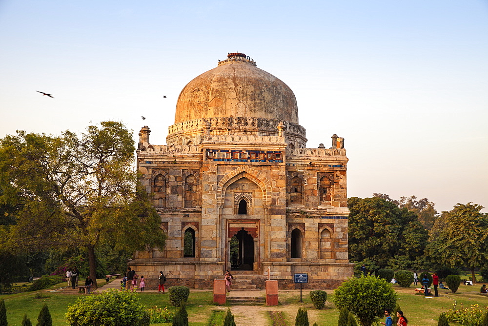 Shish Gumbad Tomb, Lodi Gardens, New Delhi, Delhi, India, Asia