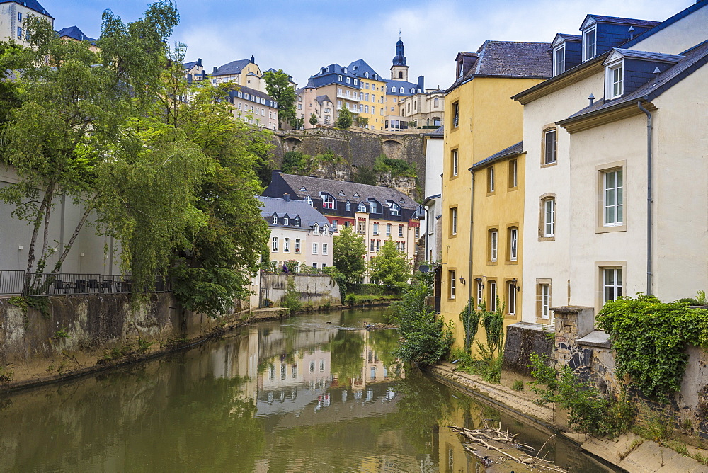 The Grund (Lower Town), Luxembourg City, Luxembourg, Europe