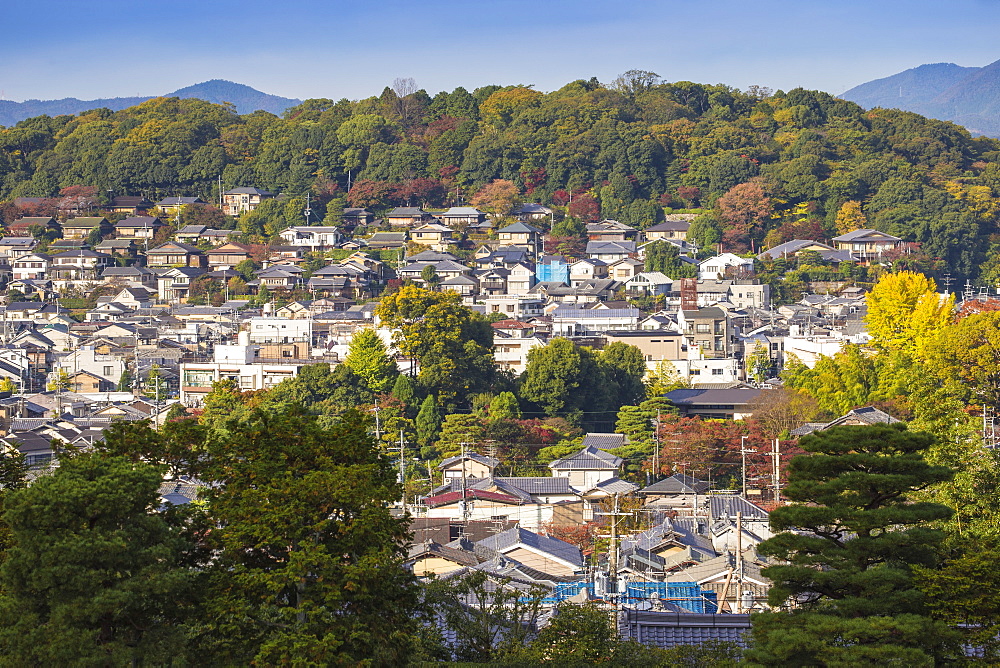 View from Ginkakuji Temple, UNESCO World Heritage Site, Kyoto, Japan, Asia