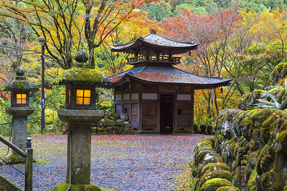 Otagi Nenbutsu-ji Temple, Arashiyama, Kyoto, Japan, Asia