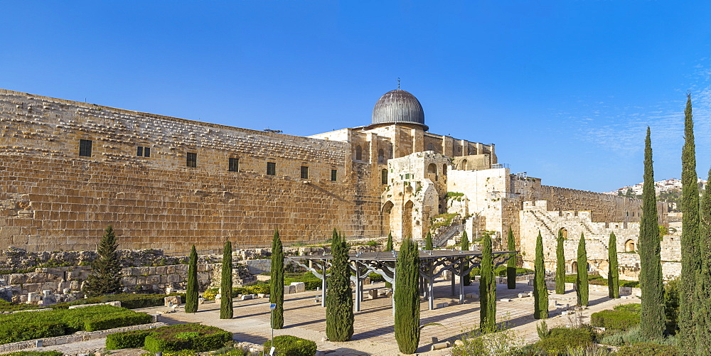 Jerusalem Archaeological Park and Davidson Center, Jerusalem, Israel, Middle East