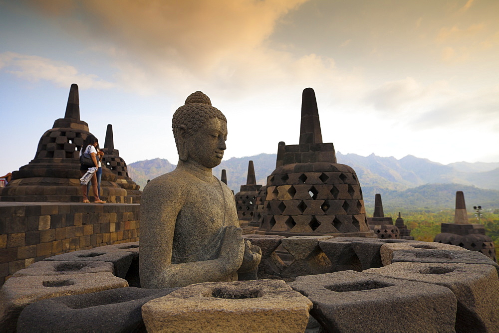 Borobudur Temple, UNESCO World Heritage Site, Magelang, Java, Indonesia, Southeast Asia, Asia