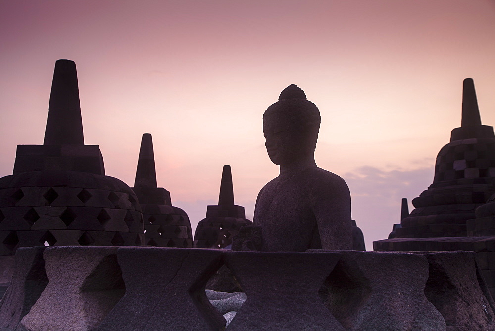 Borobudur Temple, UNESCO World Heritage Site, Magelang, Java, Indonesia, Southeast Asia, Asia