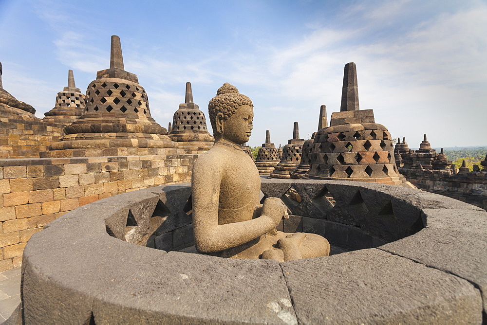 Borobudur Temple, UNESCO World Heritage Site, Magelang, Java, Indonesia, Southeast Asia, Asia