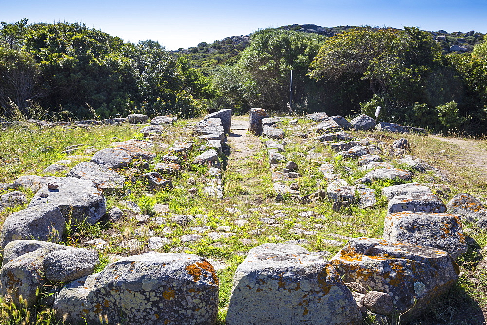 Lu Brandali archaelogical site, The Giant's tomb, Santa Teresa Gallura, Sardinia, Italy, Mediterranean, Europe