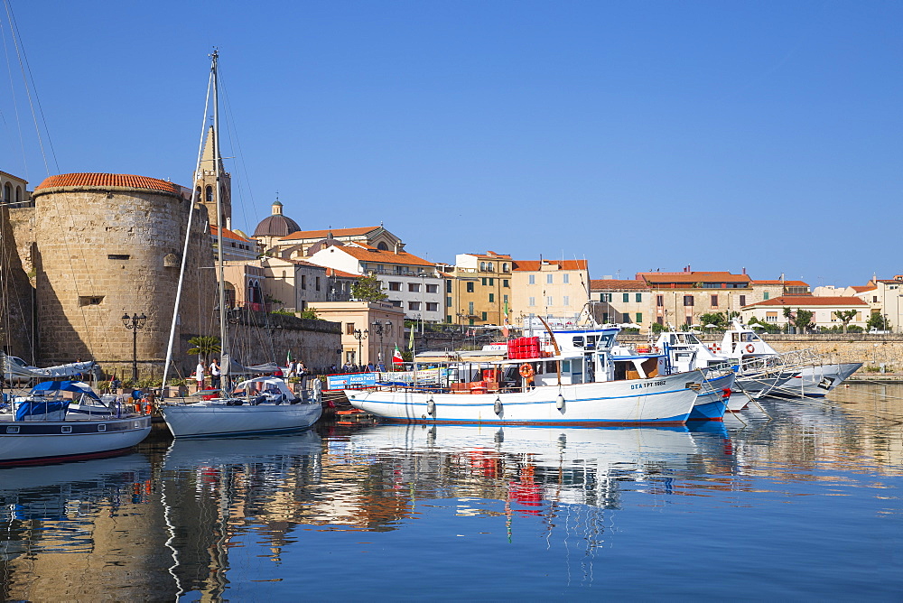 Marina, Alghero, Sardinia, Italy, Mediterranean, Europe