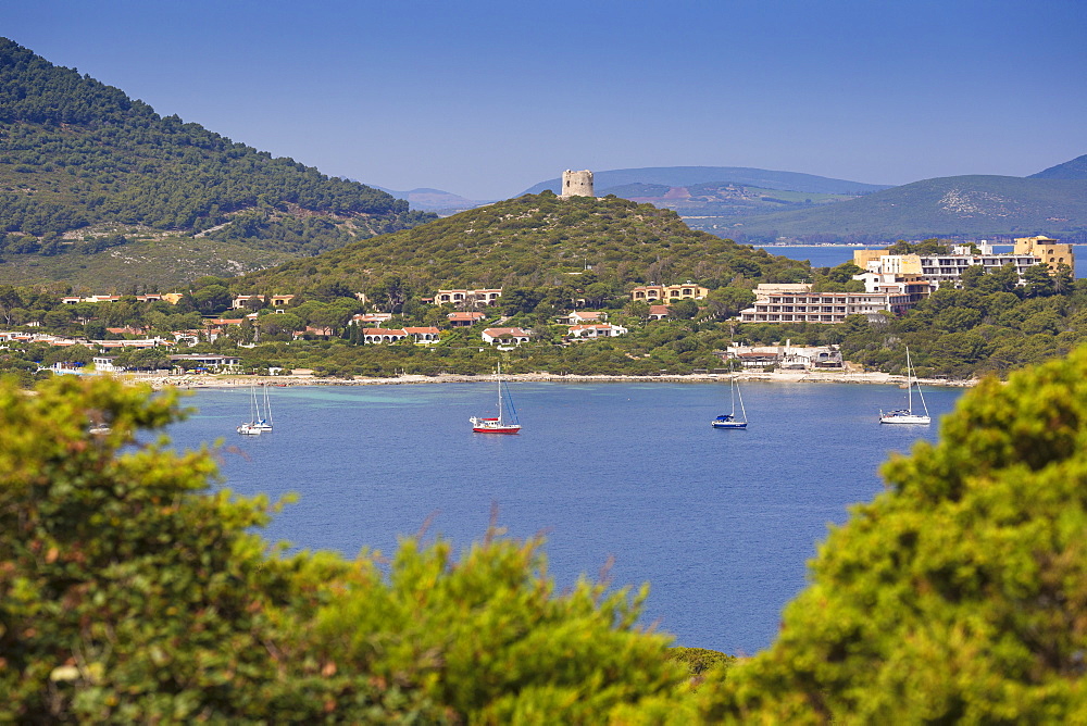 Capo Caccia, Porto Conte National Park, Alghero, Sardinia, Italy, Mediterranean, Europe