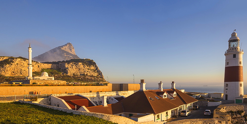 Europa Point Lighthouse, Gibraltar, Mediterranean, Europe